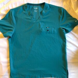 KOI SCRUB TOP - TEAL - MENS